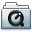 QuickTime Folder Graphite Stripe Icon 32x32 png